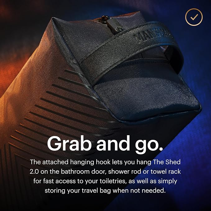 MANSCAPED® The Shed 2.0 Toiletry Bag, Stylish Organization and Hassle-Free - Image 4