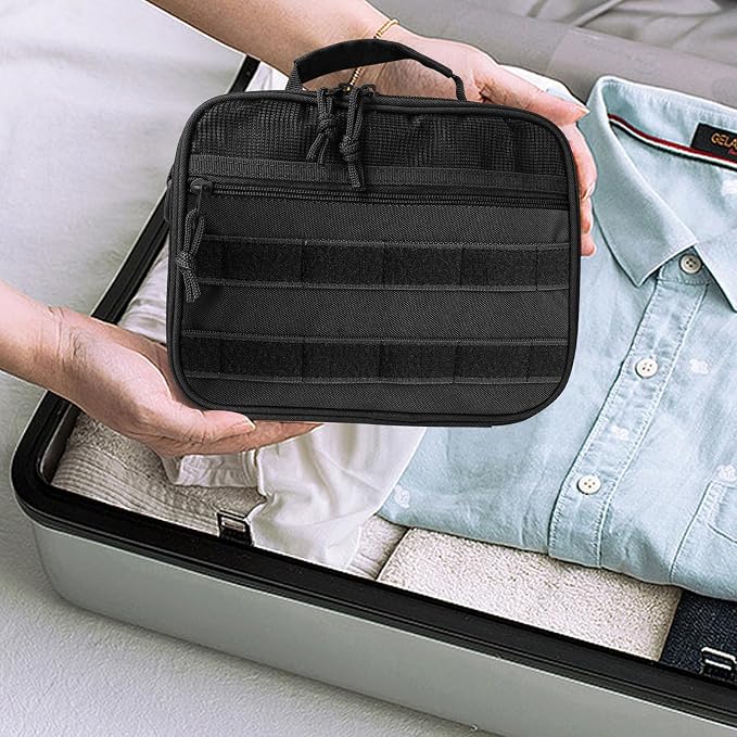 SMONT Toiletry Bag for Men Travel Toiletry Organizer Dopp Kit Travel Organizer - Image 6