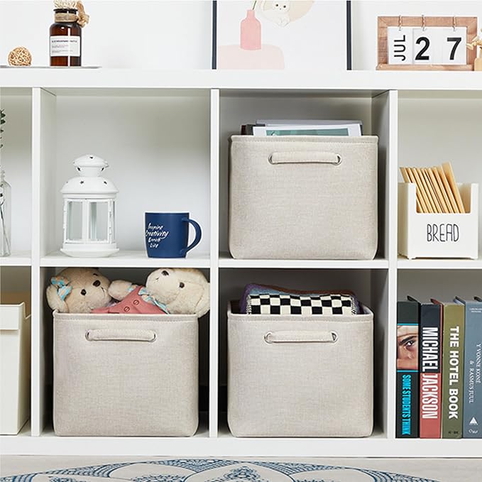 HNZIGE Large Fabric Storage Baskets - Image 4