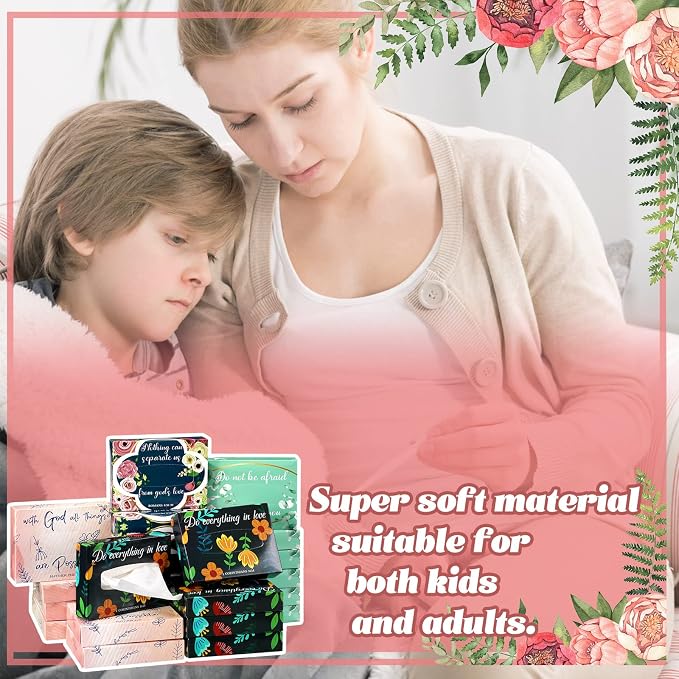 Yinder 24 Packs 960 Sheets Tissue Cube Car Facial Boxes Disposable Facial - Image 5