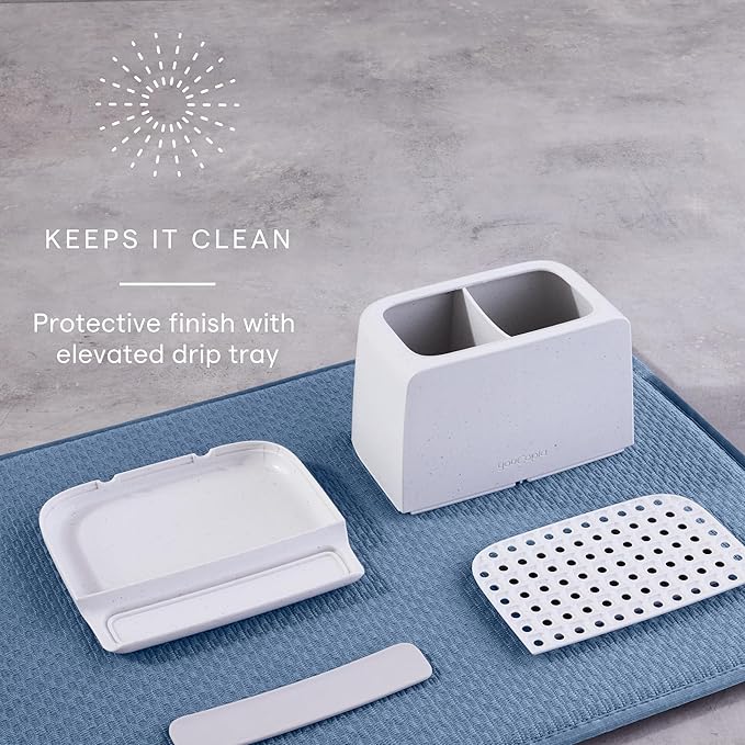 YouCopia The Ledge Toothbrush Holder, Bathroom Vanity Counter Organizer - Image 6