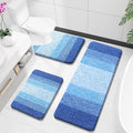 OLANLY Bathroom Rugs Sets 3 Piece, Soft Absorbent Microfiber Bath Mats and by OLANLY