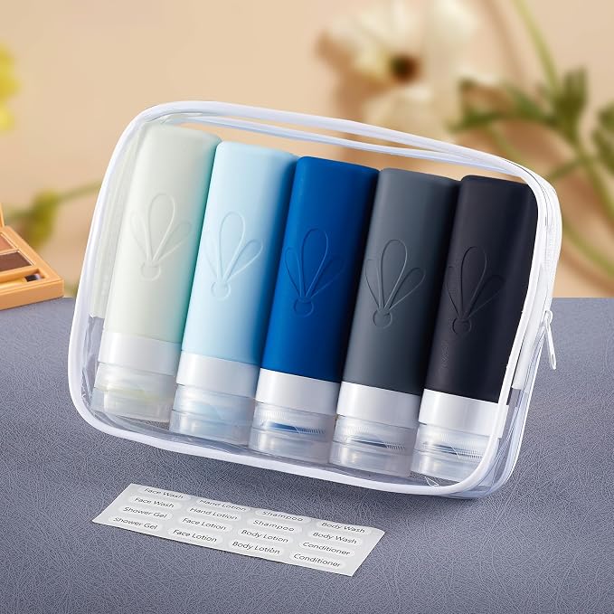 INSFIT Travel Bottles for Toiletries, TSA Approved 3oz Travel Size Containers - Image 5