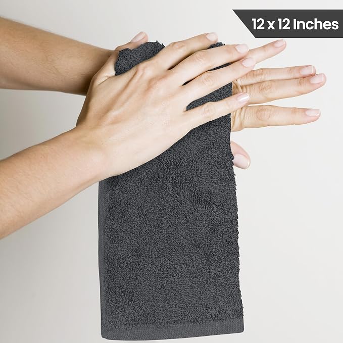 Utopia Towels 24 Pack Cotton Washcloths Set, 100% Ring Spun Cotton, Highly - Image 3