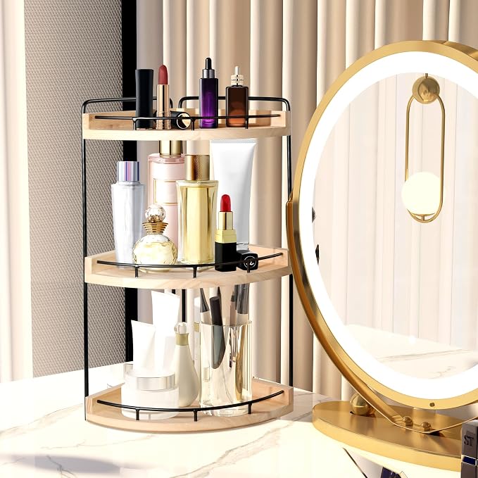 3 Tier Bathroom Counter Organizer, Bathroom Counter Tray and Vanity Organizer - Image 2