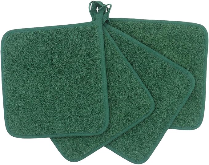 Cotton Pot Holders Cotton Made Machine Washable Heat Resistant Everyday Kitchen - Image 3