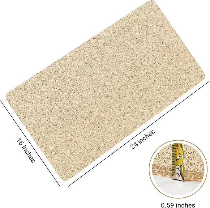 LuxStep Shower Mat Bathtub Mat, 24x16 inch, Non-Slip Bath Mat - Image 2