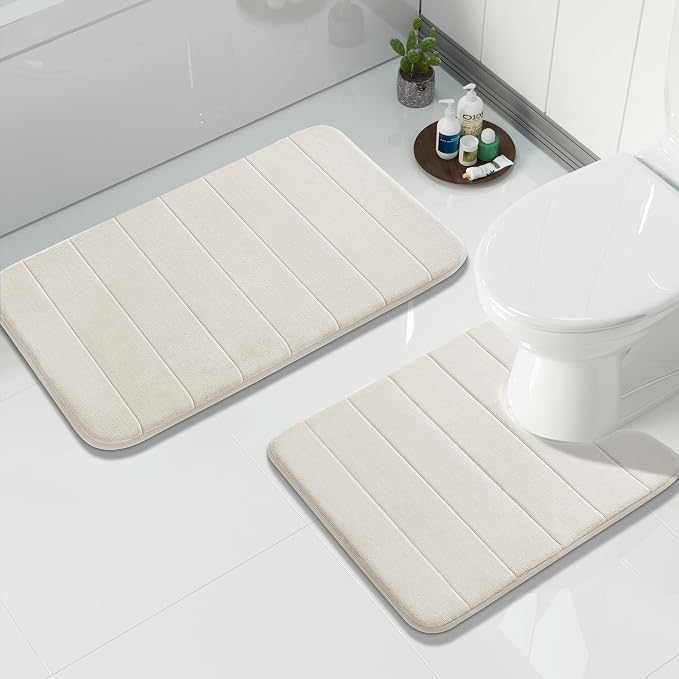 Yimobra Memory Foam Bath Mat Set 2 Piece by Yimobra