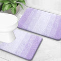 OLANLY Bathroom Rug Set 2 Piece, Soft Absorbent Microfiber Bath Mats and by OLANLY