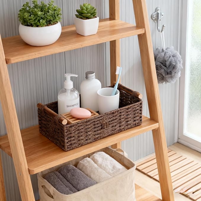 Back of Toilet Basket, Basket for Toilet Tank Top, Decorative Bathroom - Image 7