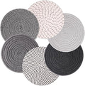 Billbotk 8'' Trivets Hot Dishes, Hot pots and Pans, 6 Heat Resistant Hot Pads by Billbotk