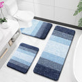 OLANLY Bathroom Rugs Sets 3 Piece, Soft Absorbent Microfiber Bath Mats and by OLANLY