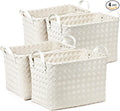 Handwoven Clothes Basket Laundry Hampers Large Wicker Storage Baskets by Unknown