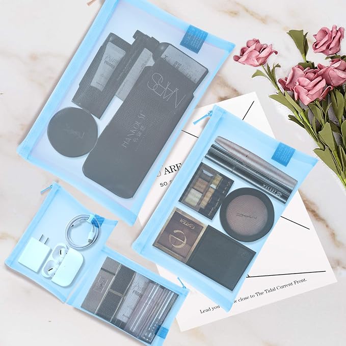 EASYFUN Mesh Pouch, Make up Bag - Image 6