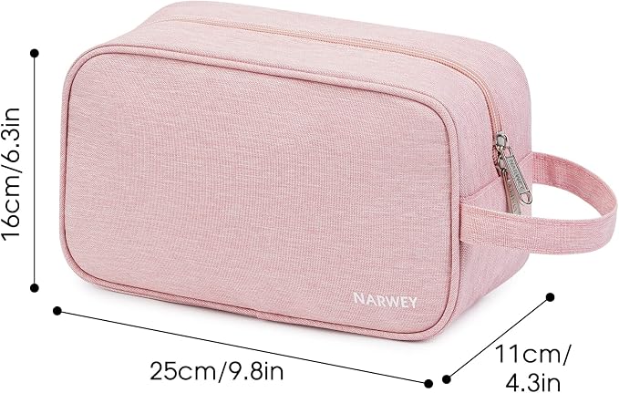 Narwey Travel Toiletry Bag for Women Traveling Dopp Kit Men Travel Bag for - Image 6