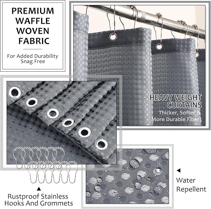 8-Piece Grey Bathroom Sets - Image 3