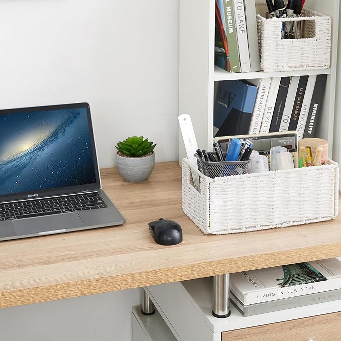 Vagusicc Wicker Storage Basket, Small Storage Baskets - Image 7