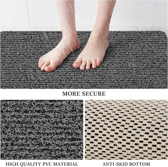 LuxStep Shower Mat Bathtub Mat, 32x16 inch, Non-Slip Bath Mat - Image 4