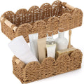 2 Pcs Toilet Paper Storage Basket, Home Bathroom Bedroom Decor and Organization by Unknown