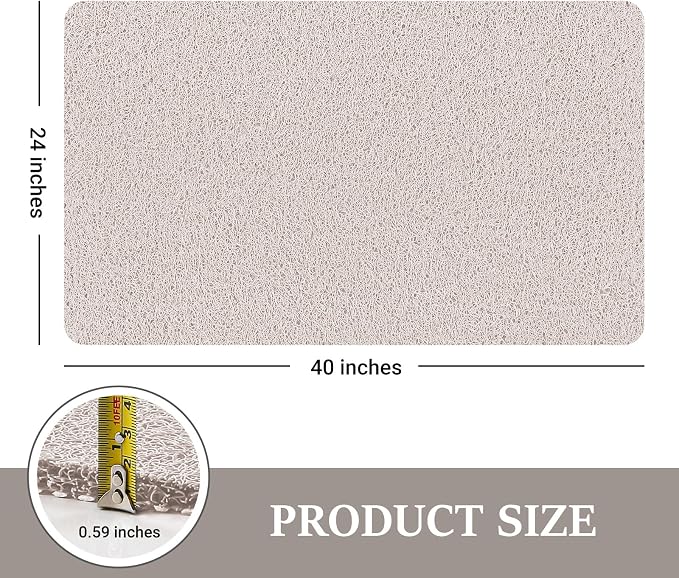 LuxStep Shower Mat Bathtub Mat, 40x24 inch, Non-Slip Bath Mat - Image 2