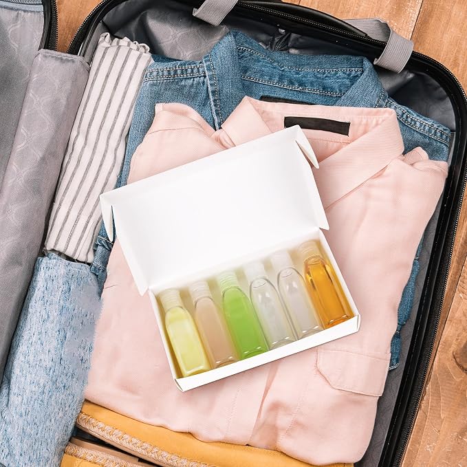 Travel Bottles for Toiletries 6 Pack 3.4oz/100ml TSA Approved Shampoo and - Image 6