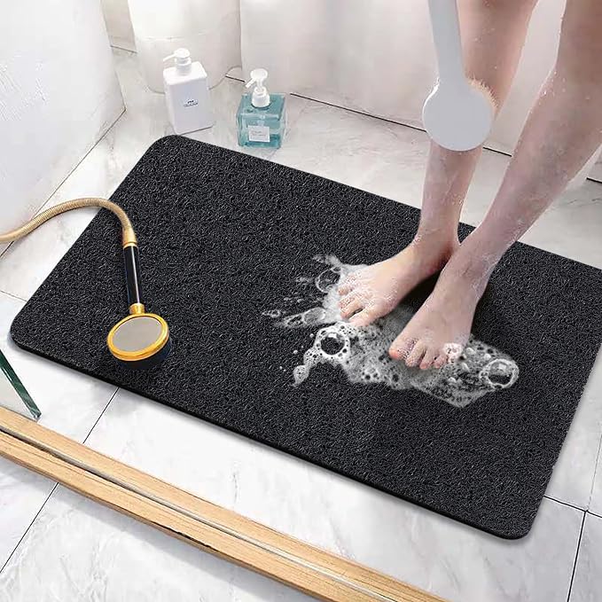 Asvin Soft Textured Bath, Tub Mat, 24x32 Inch, Phthalate Free, Non Slip Comfort by Unknown