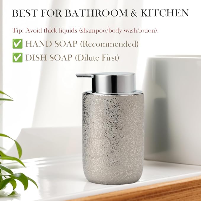 Foam Soap Dispenser-12oz Ceramic Foaming Soap Dispenser - Image 3