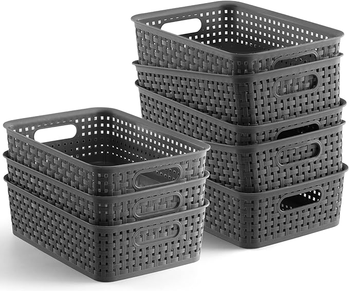 NETANY Plastic Storage Baskets by NETANY