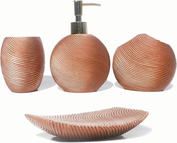 LUANT Bathroom Accessories Set Including Cup, Toothbrush Holders, Soap Dishes by LUANT