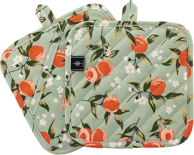 Pot Holders for Kitchen Heat Resistant Hot Pads for Countertops Oven Pot by BONTHEE