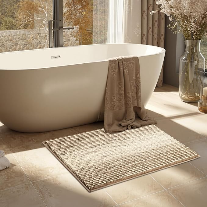 BSICPRO Bath Mat Rug for Bathroom Non Slip 17 x 24 Inches Water Absorbent - Image 6