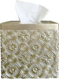 Hymmah Modern Square Tissue Box Cover Holder, Bathroom Accessories Decor Unique by Hymmah