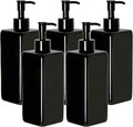Youngever 5 Pack 16 Ounce Plastic Pump Bottles, Refillable Square Plastic Pump by Youngever
