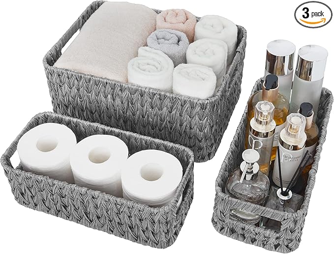 GRANNY SAYS Wicker Baskets for Organizing, Storage Baskets for Shelves by GRANNYSAYS