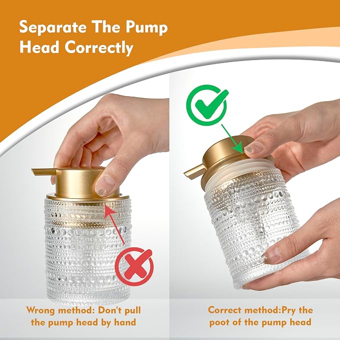 12 Oz Glass Soap Dispenser - Image 5