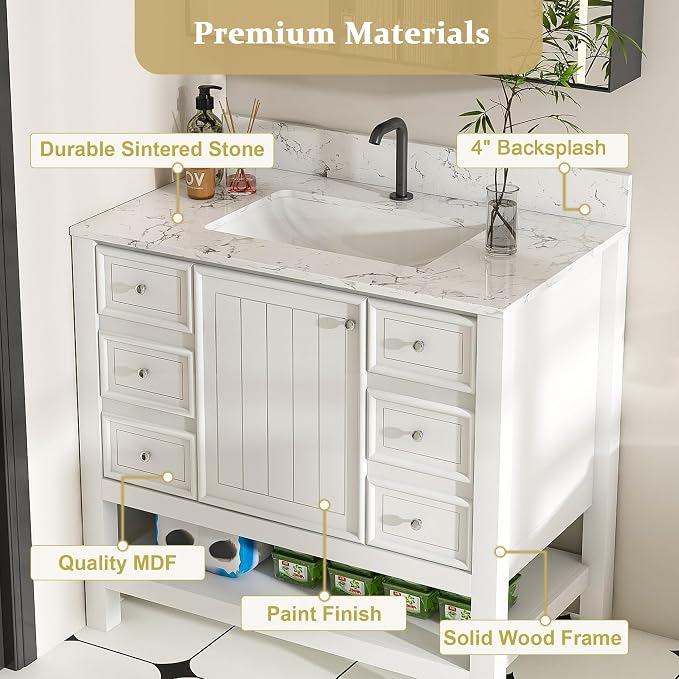 Montary 36" Bathroom Vanity - Image 4