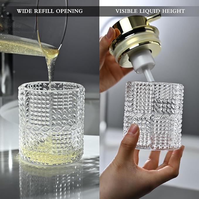 Foaming Glass Soap Dispenser, Hand Foam Soap Dispenser - Image 4