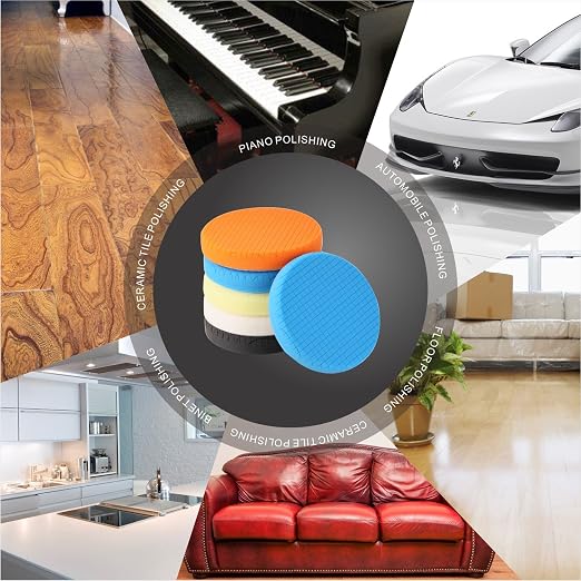 Buffing Polishing Pads, SPTA 5Pcs 7.5 Inch Face - Image 9