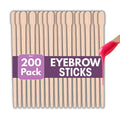 Mibly 200 Pcs Wooden Wax Sticks by MIBLY