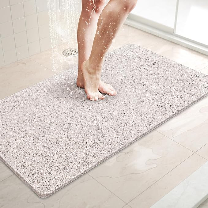 LuxStep Shower Mat Bathtub Mat, 32x16 inch, Non-Slip Bath Mat by LuxStep