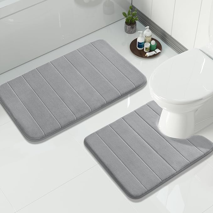 Yimobra Memory Foam Bath Mat Set 2 Piece by Yimobra