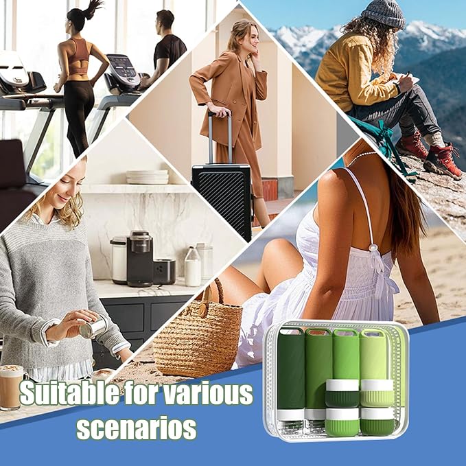 26 Pieces Travel Size Toiletries Bottles Set, Tsa Approved Leakproof Refillable - Image 7