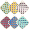 6 Pack Pot Holders 100% Cotton Heat Resistant Potholder, Machine Washable Pot by Unknown
