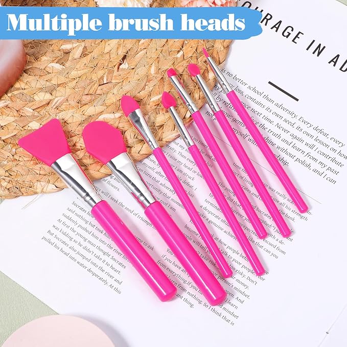 7PCS Silicone Brush Applicator Kit, Resin Brush Applicator UV Resin Brushes - Image 6