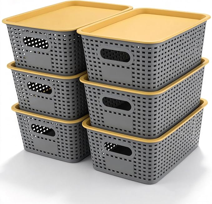 AREYZIN Plastic Storage Bins by AREYZIN