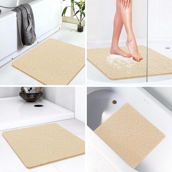 LuxStep Shower Mat Bathtub Mat, 24x24 inch, Non-Slip Bath Mat - Image 7