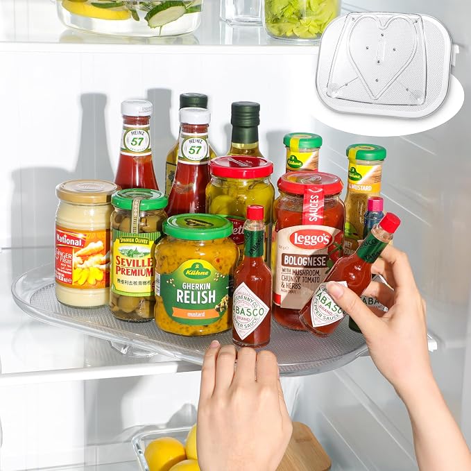 LAMU Lazy Susan Organizer Turntable 15.67''x11.7'' by YourHome-OrganizationHelper