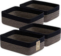 Large Shallow Organizing Baskets 15x11x5.1 Inches by MiniArkStorageBasketsHome
