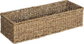 Household Essentials Handwoven Seagrass Rectangular Storage Basket by HouseholdEssentials