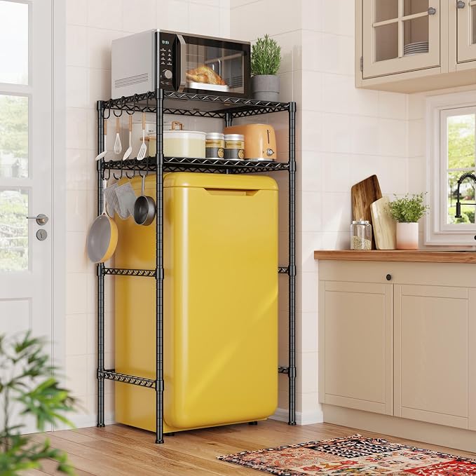 REIBII 2 Tier Mini Fridge Shelf - Image 2